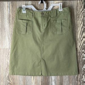 Carolina Blues stretch skirt in green, 12